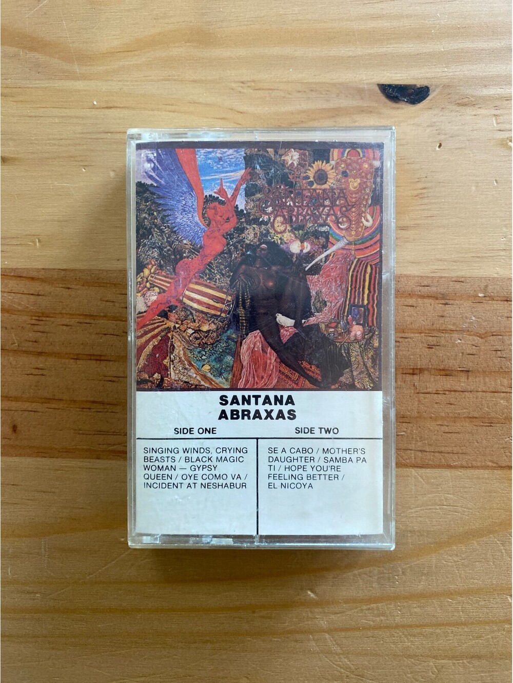 Santana Abraxas Cassette Columbia Canada WPCT 30130 Vintage